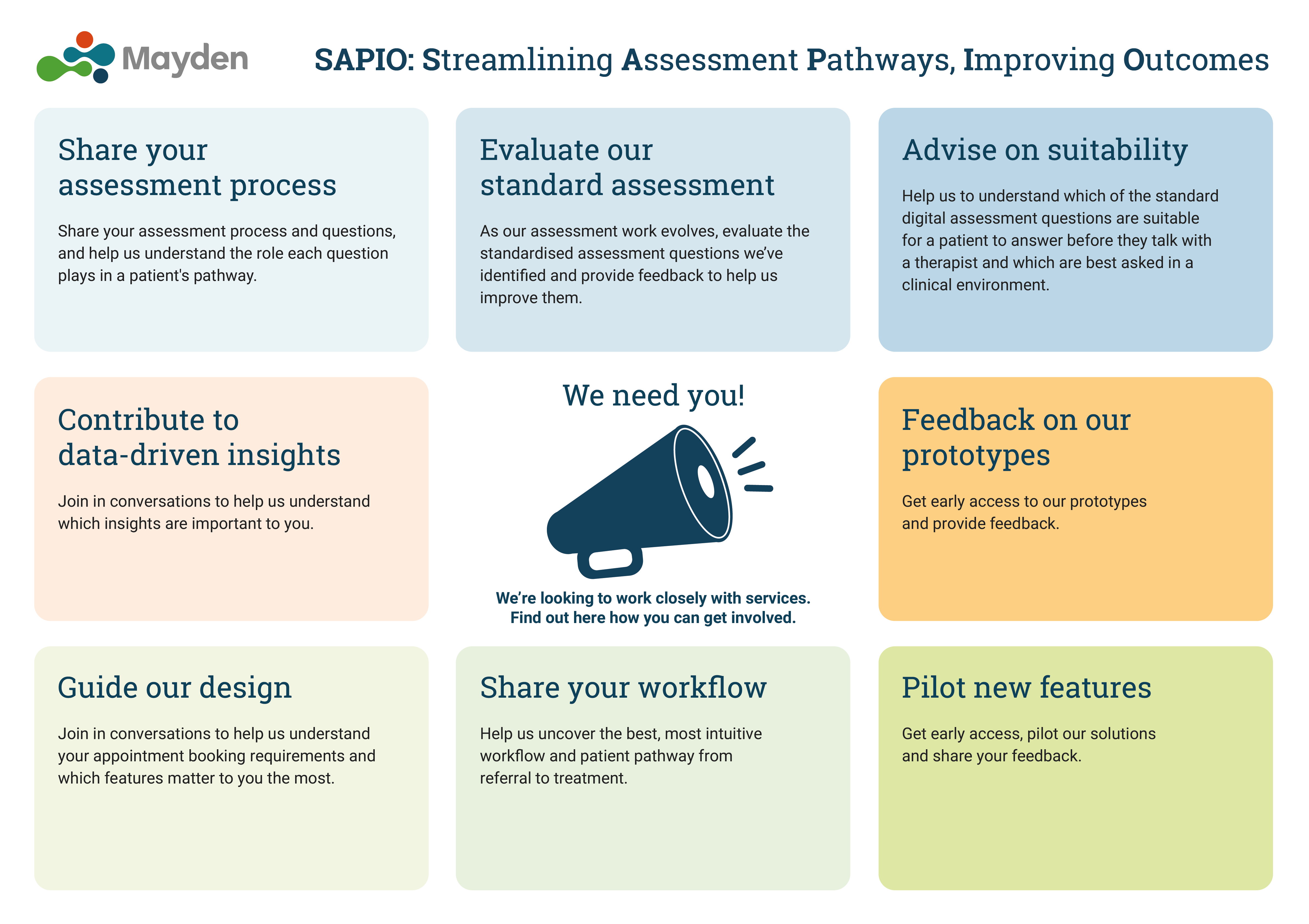Streamlining Assessment Pathways