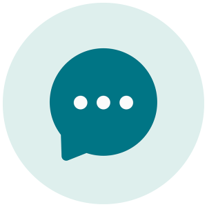 icon image of a speech bubble