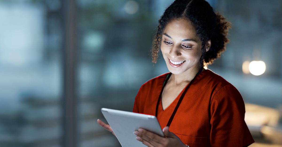 women using an ipad